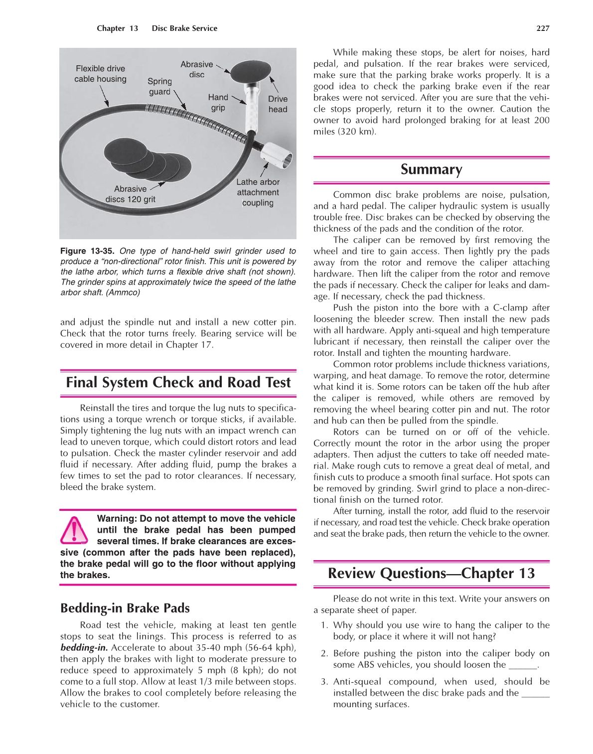 Auto Brakes, A5, 3rd Edition page 227