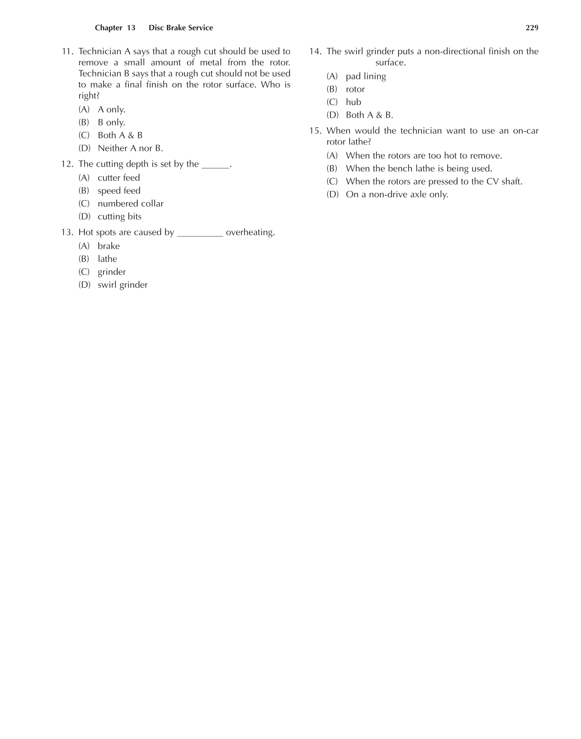 Auto Brakes, A5, 3rd Edition page 229