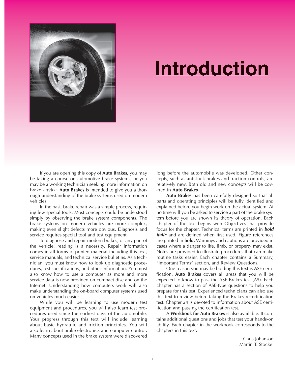 Auto Brakes, A5, 3rd Edition page 3