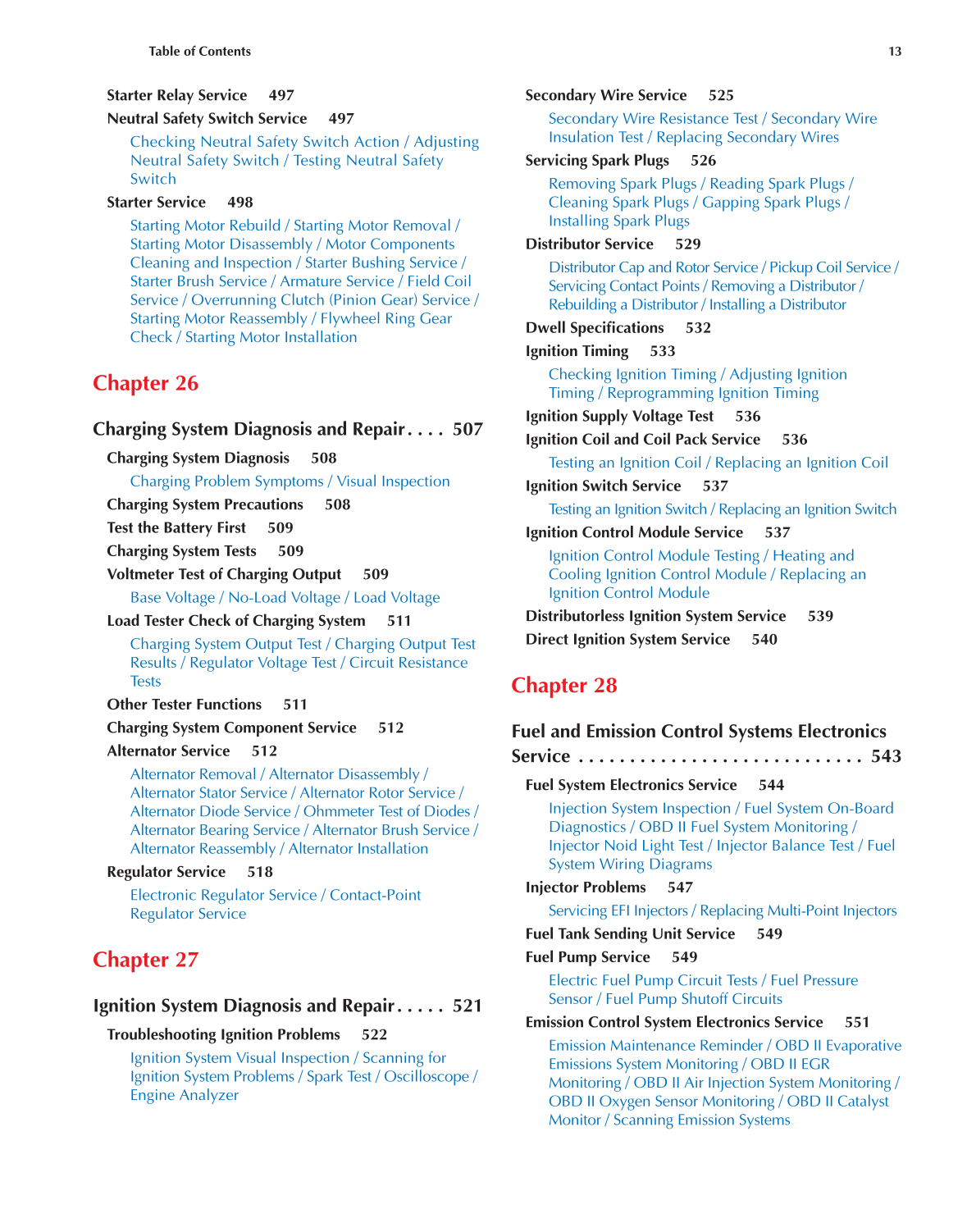 Auto Electricity and Electronics, A6, 5th Edition page 13
