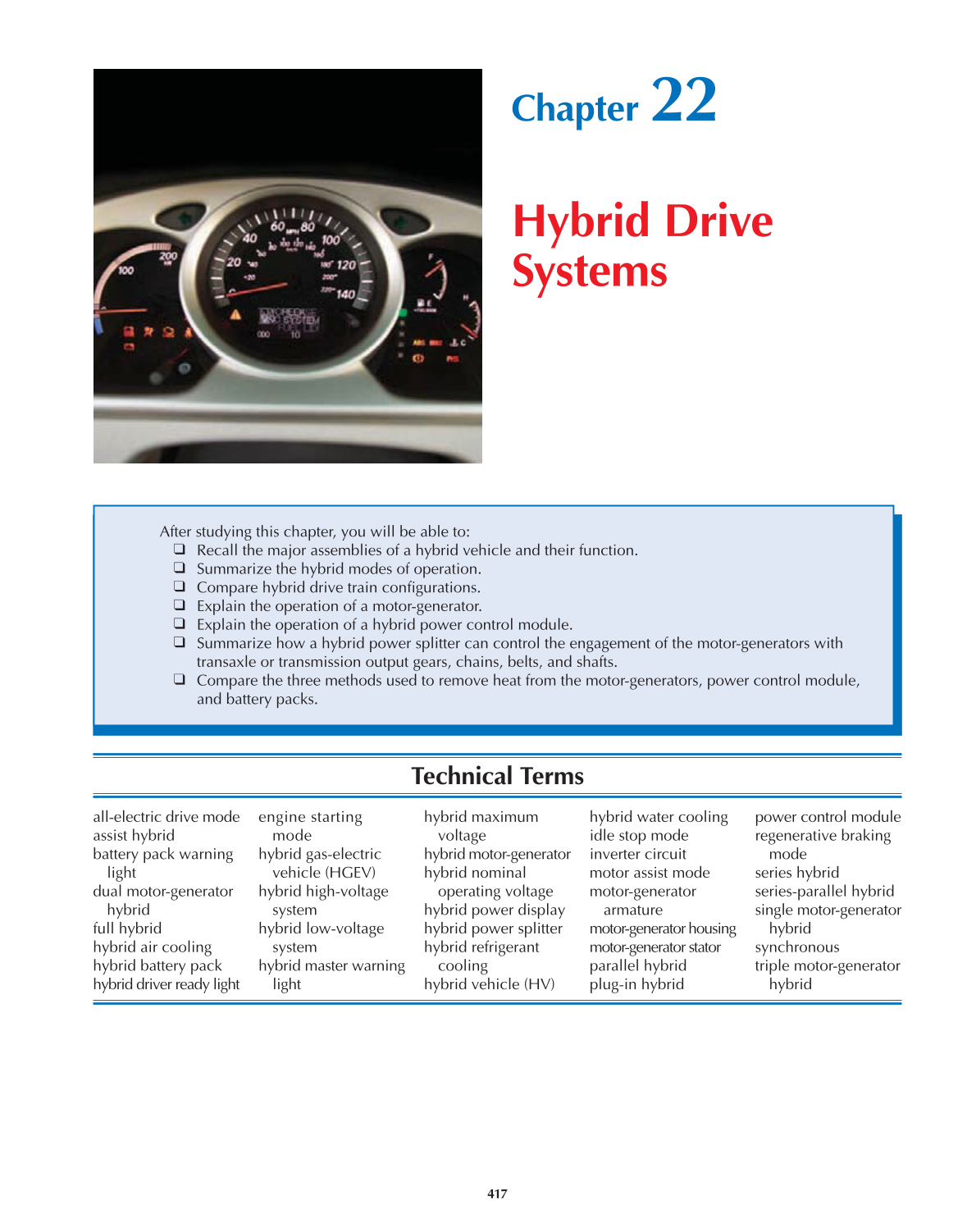 Auto Electricity and Electronics, A6, 5th Edition page 417
