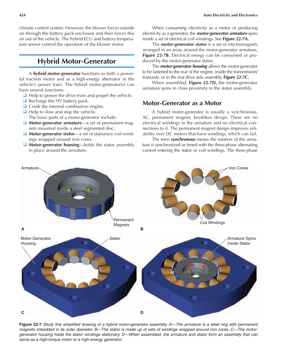 Auto Electricity and Electronics, A6, 5th Edition page 424