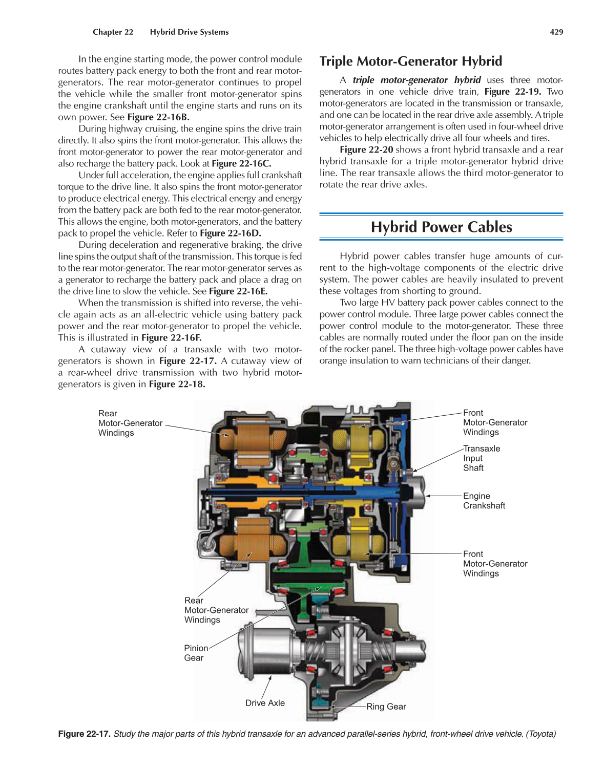 Auto Electricity and Electronics, A6, 5th Edition page 429