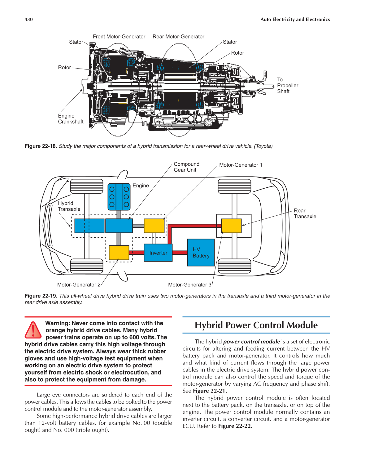 Auto Electricity and Electronics, A6, 5th Edition page 430