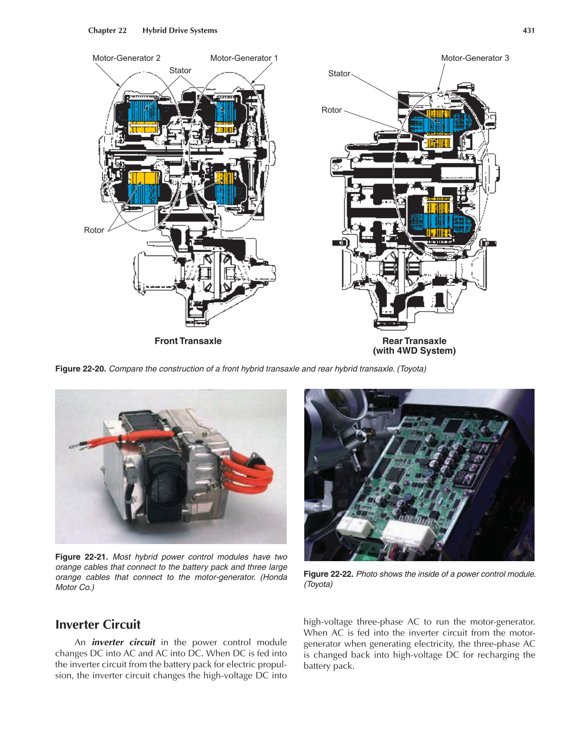 Auto Electricity and Electronics, A6, 5th Edition page 431