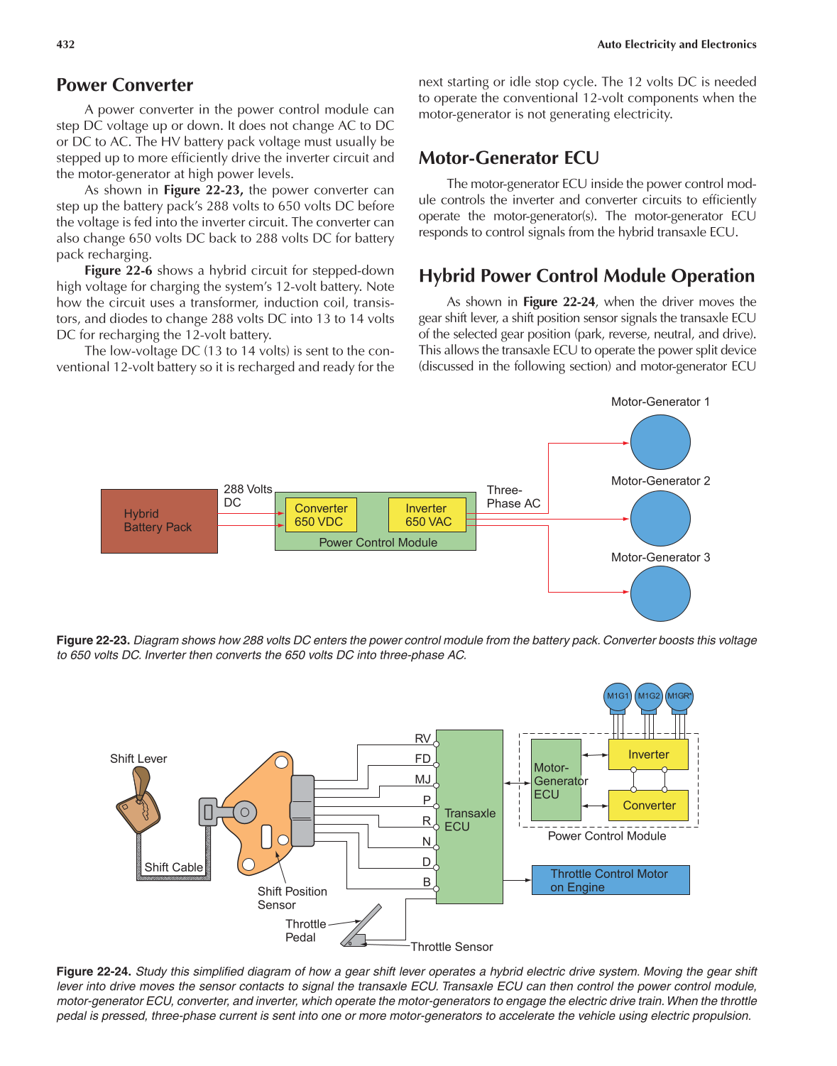 Auto Electricity and Electronics, A6, 5th Edition page 432
