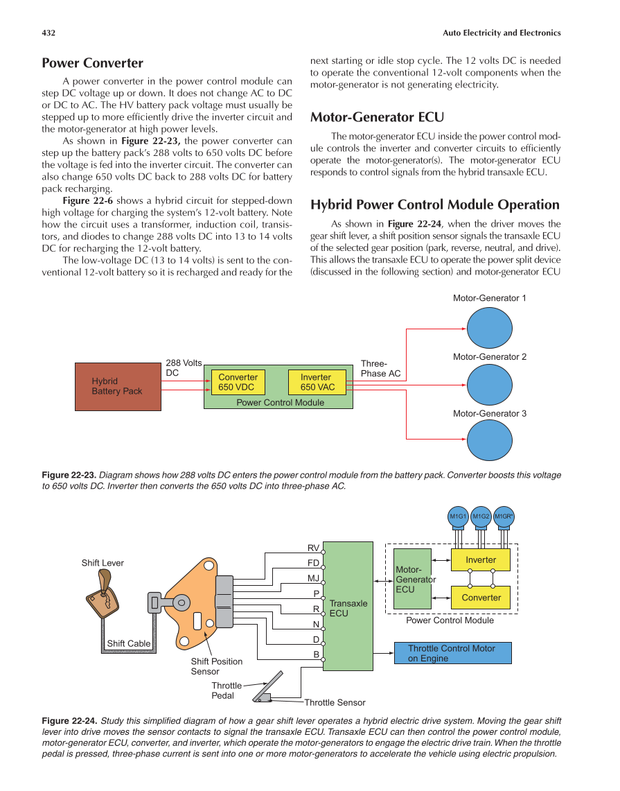 Auto Electricity and Electronics, A6, 5th Edition page 432
