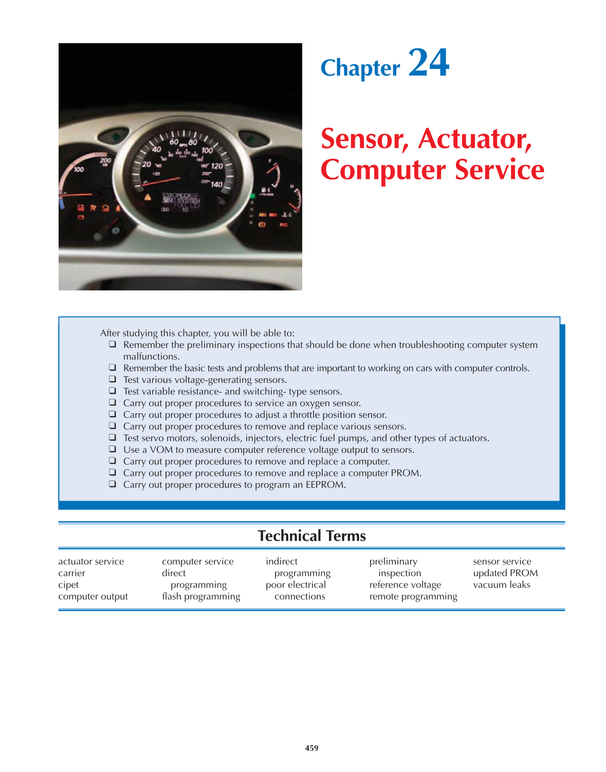 Auto Electricity and Electronics, A6, 5th Edition page 459