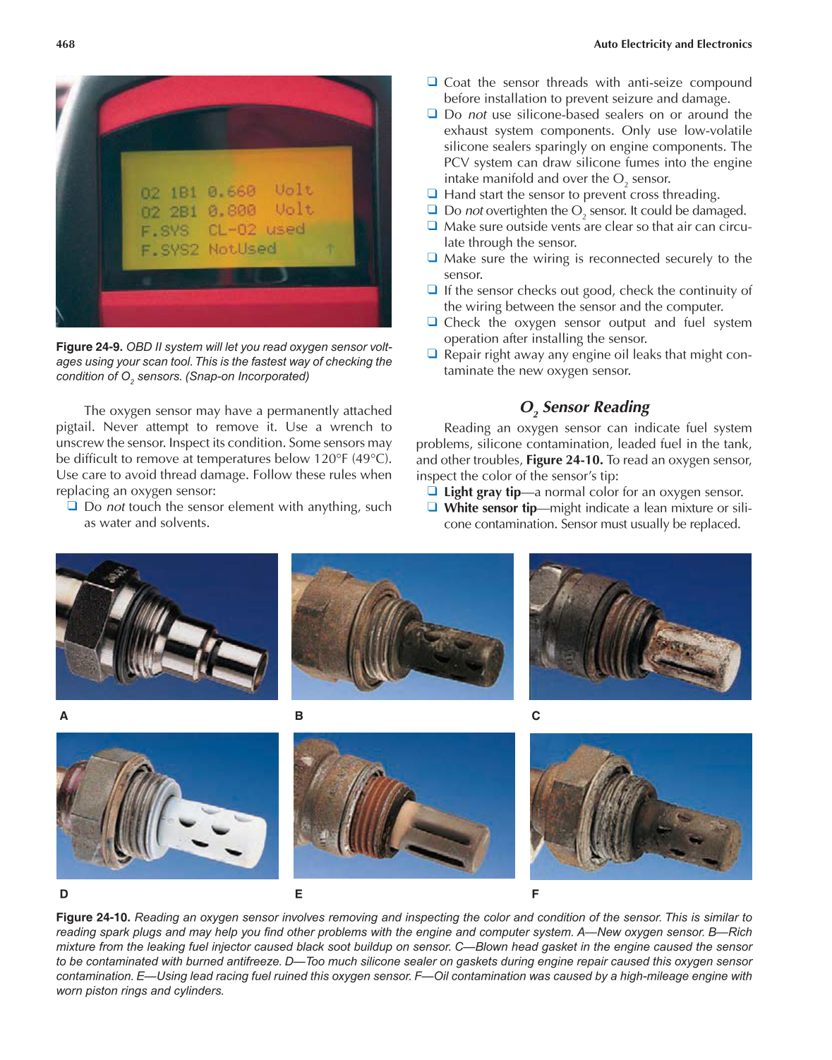 Auto Electricity and Electronics, A6, 5th Edition page 468