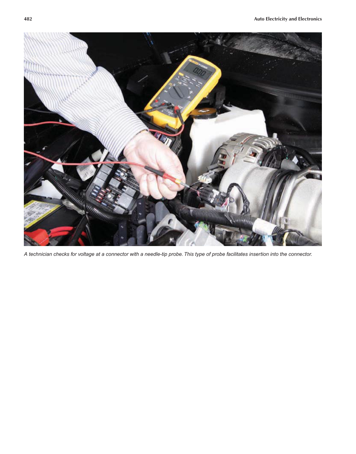 Auto Electricity and Electronics, A6, 5th Edition page 482