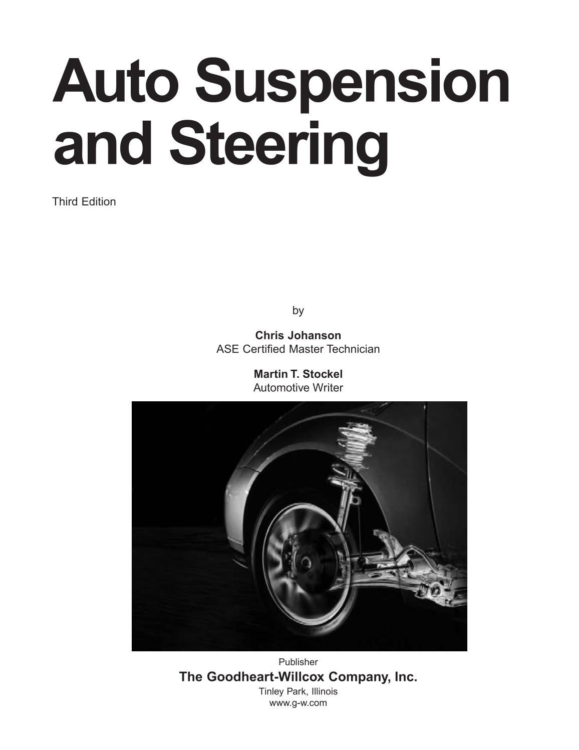 Auto Suspension and Steering, A4, 3rd Edition page 1