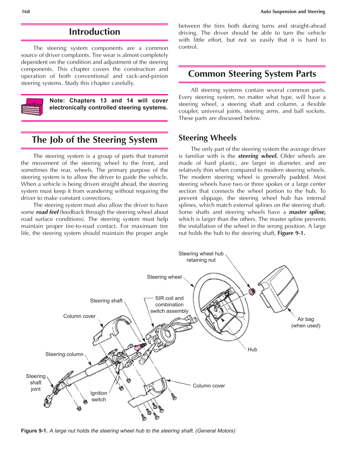 Auto Suspension and Steering, A4, 3rd Edition page 168