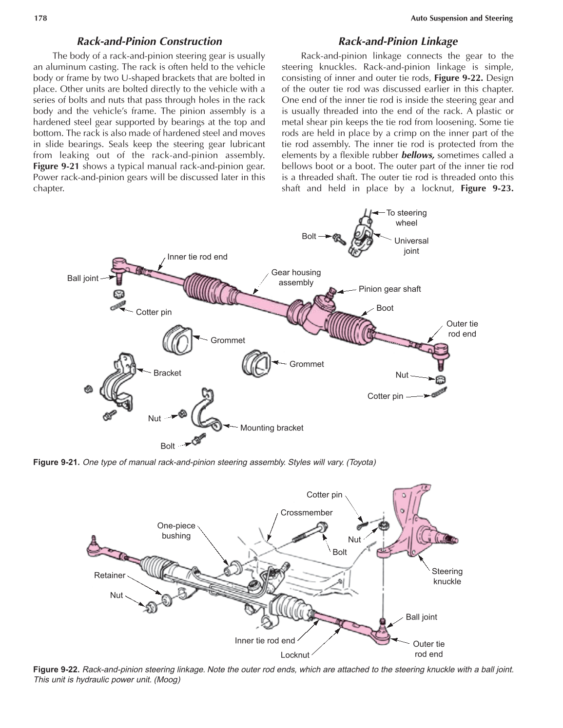 Auto Suspension and Steering, A4, 3rd Edition page 178