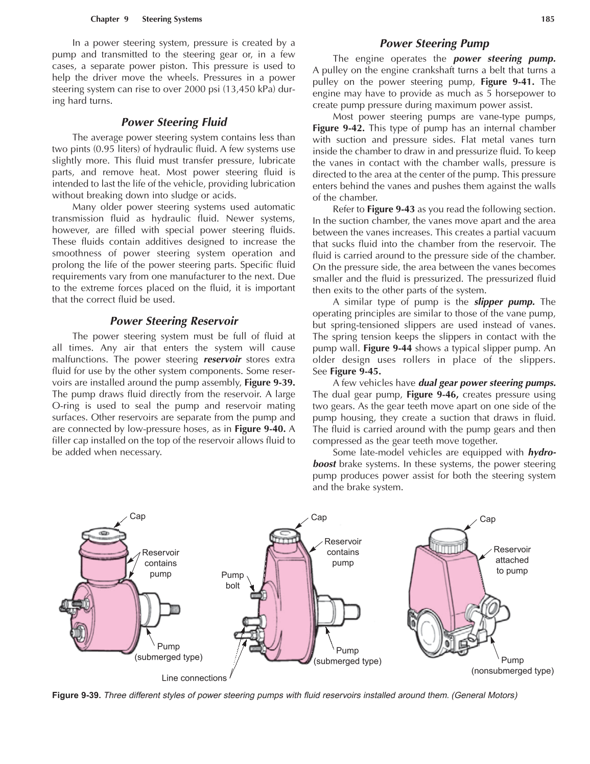 Auto Suspension and Steering, A4, 3rd Edition page 185