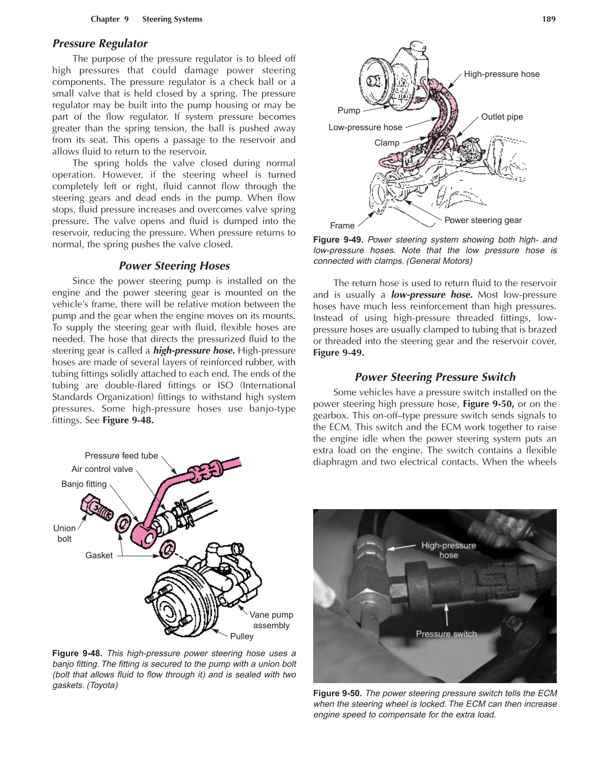Auto Suspension and Steering, A4, 3rd Edition page 189