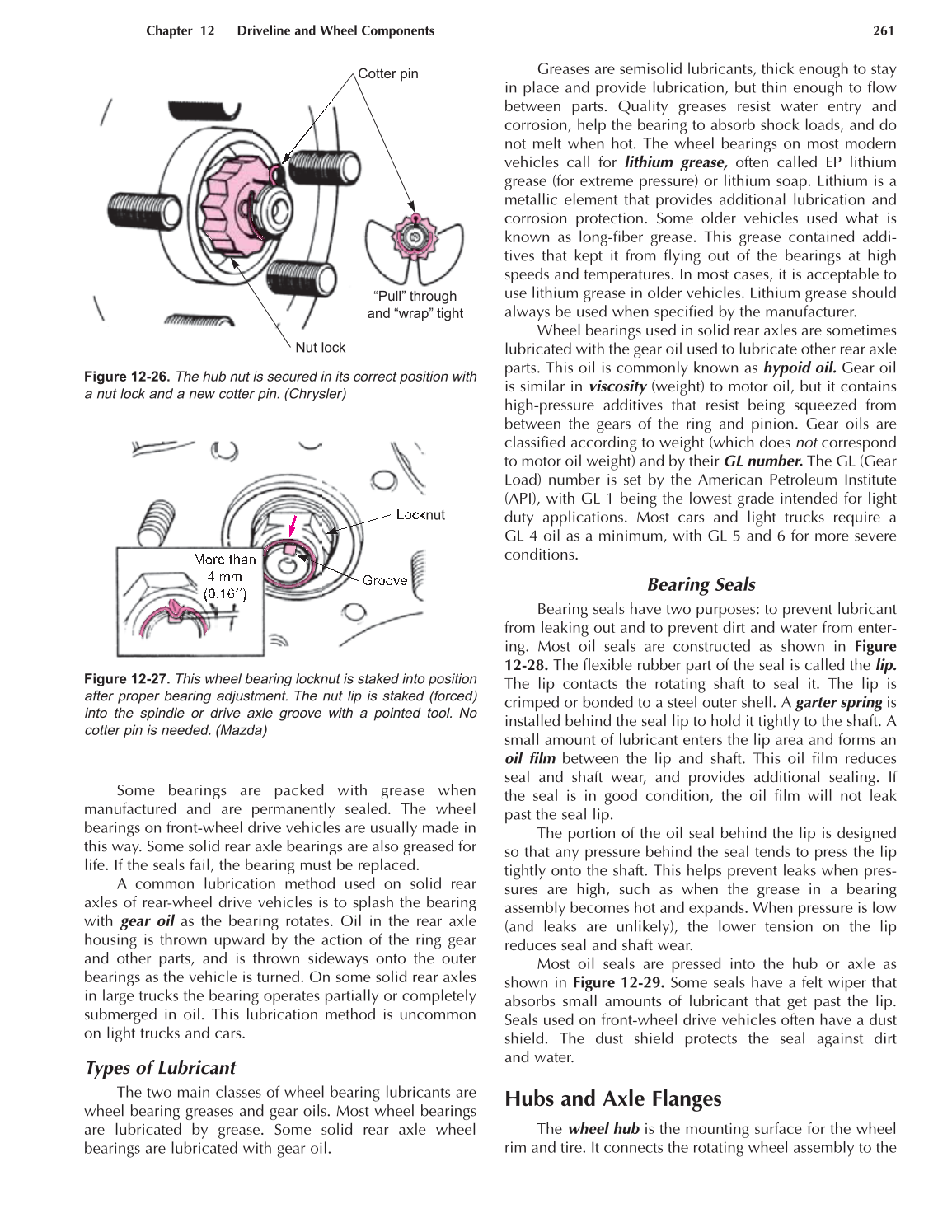 Auto Suspension and Steering, A4, 3rd Edition page 261