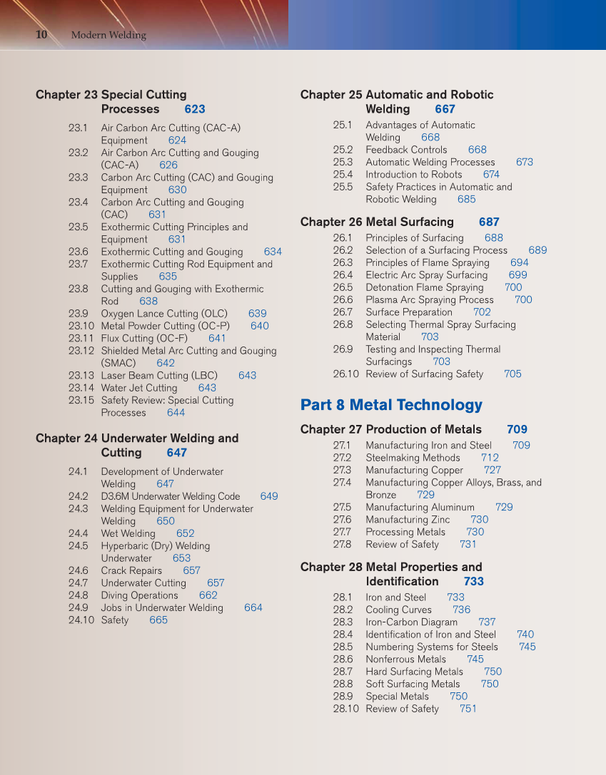 Modern Welding, 11th Edition page 10