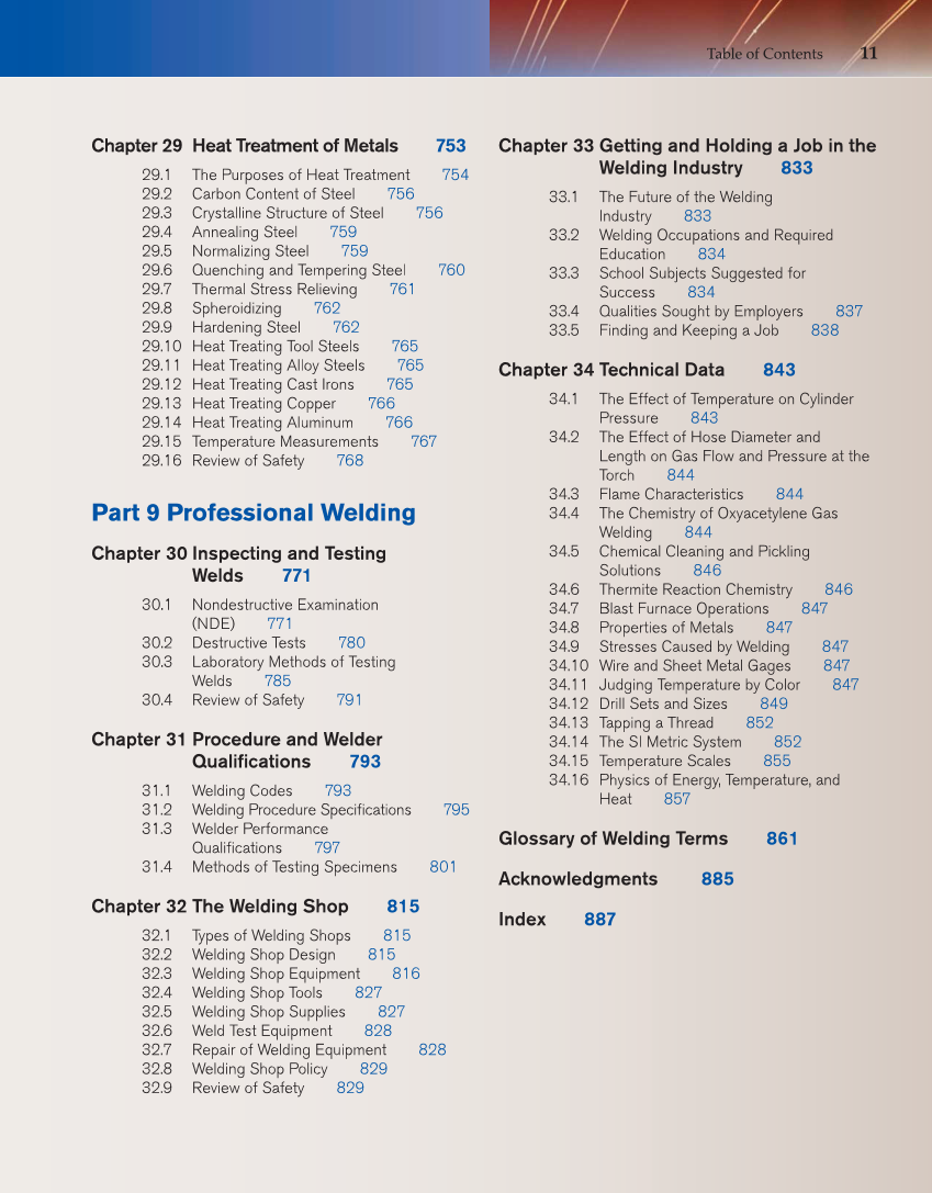 Modern Welding, 11th Edition page 11