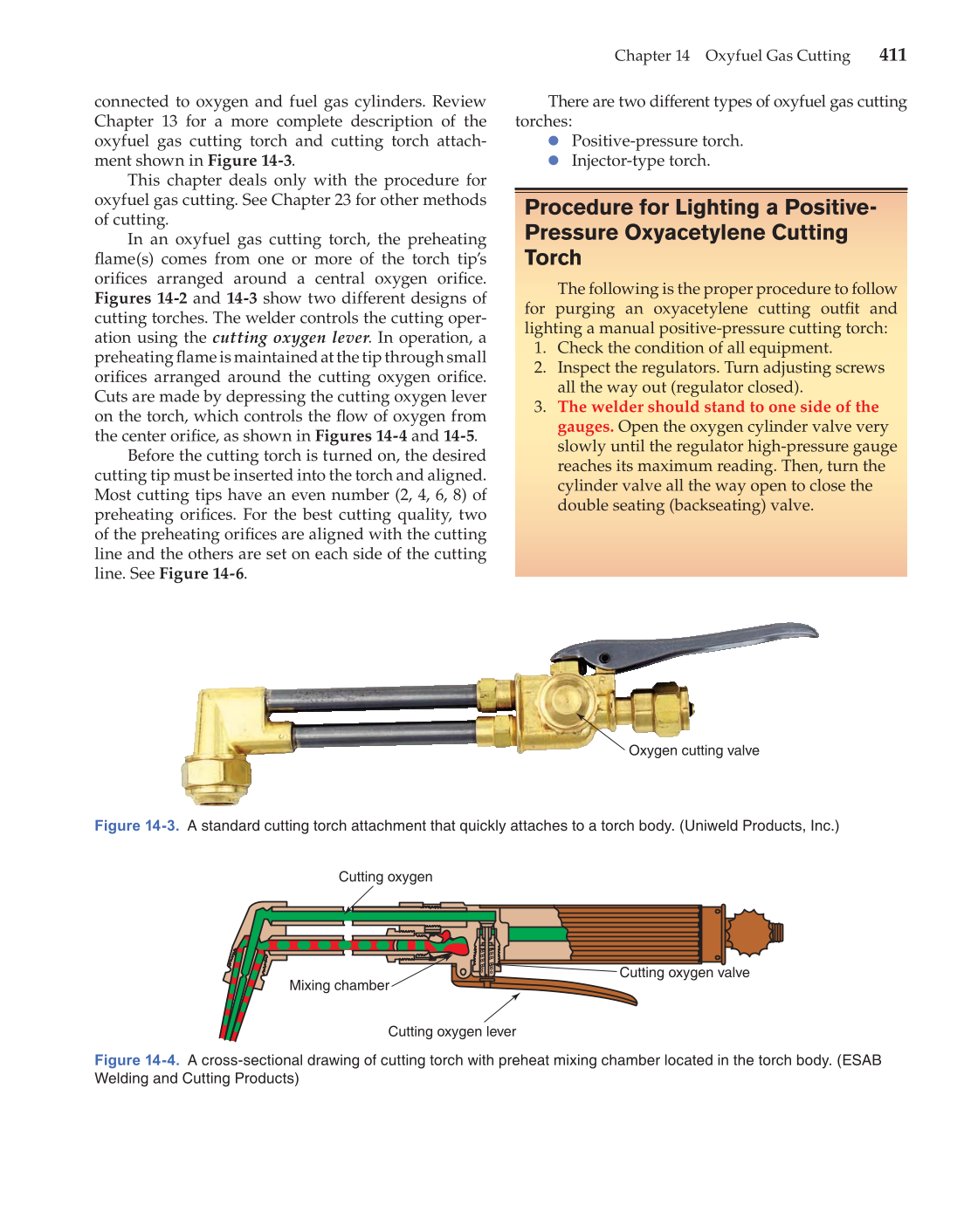 Modern Welding, 11th Edition page 411