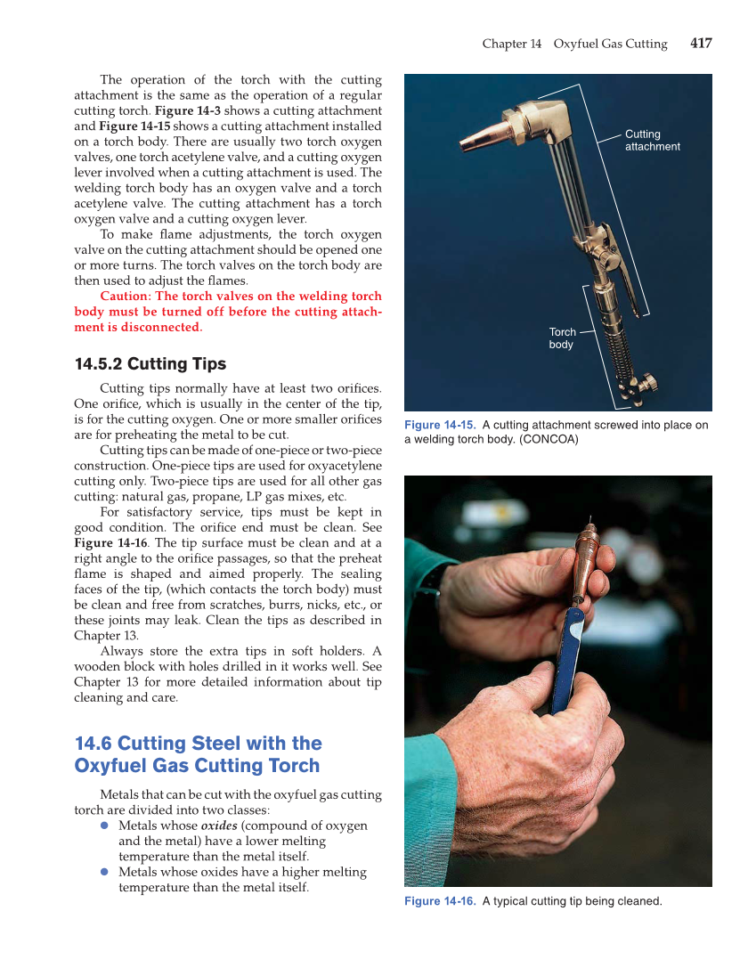 Modern Welding, 11th Edition page 417