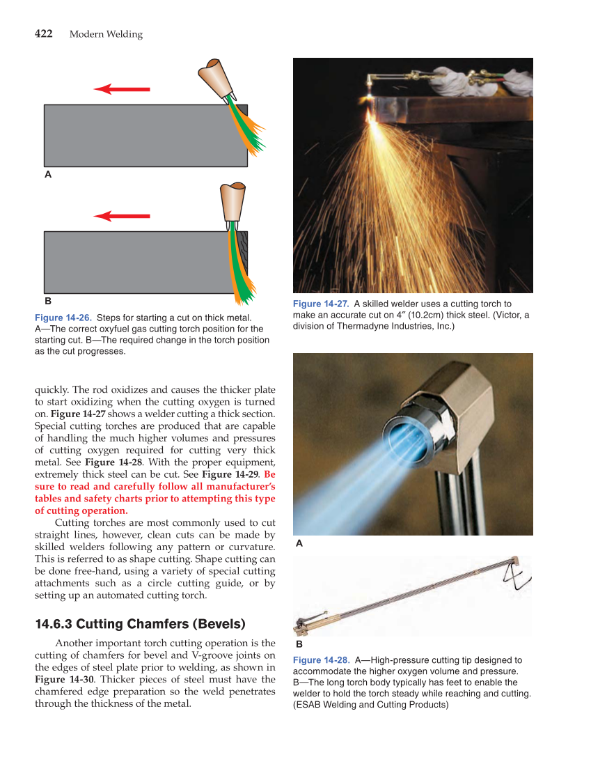 Modern Welding, 11th Edition page 422