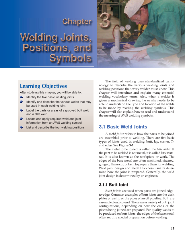 Modern Welding, 11th Edition page 45