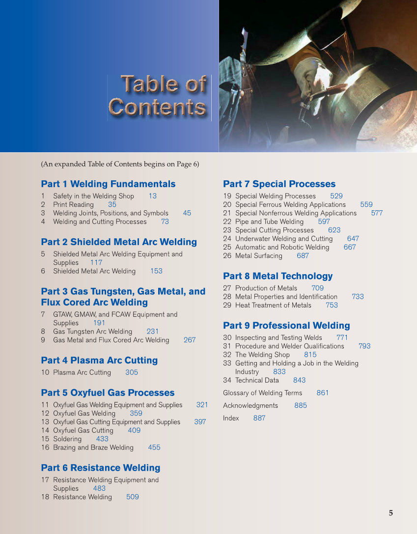 Modern Welding, 11th Edition page 5