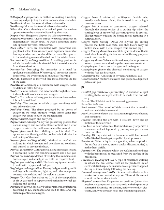Modern Welding, 11th Edition page 876