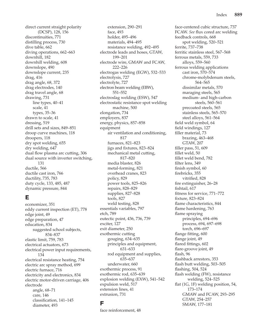 Modern Welding, 11th Edition page 889