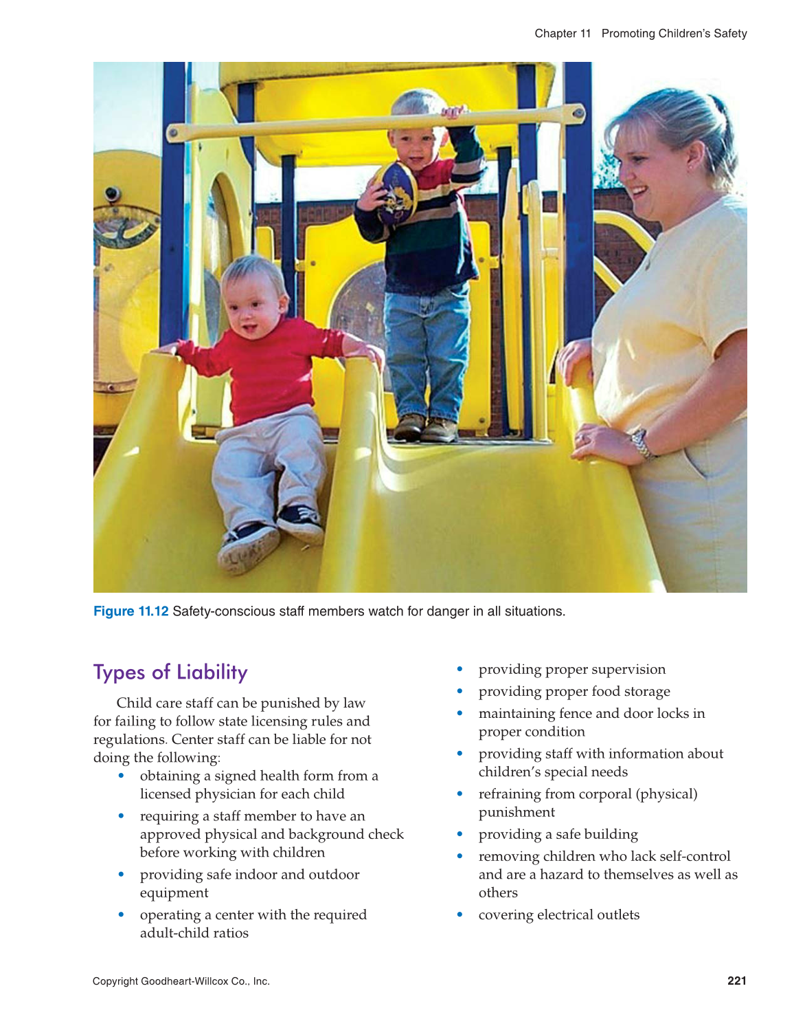 Working with Young Children, 8th Edition page 221