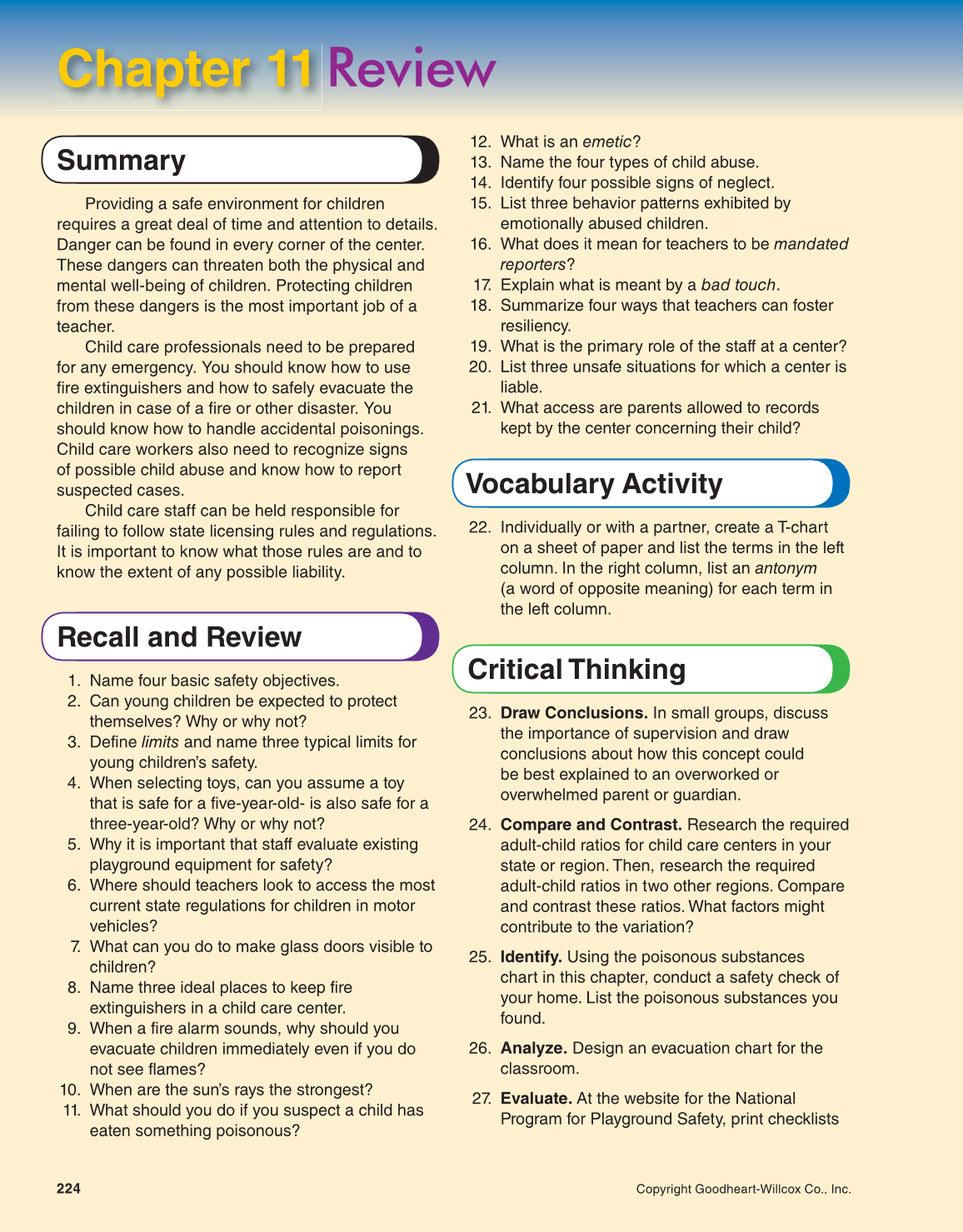 Working with Young Children, 8th Edition page 224