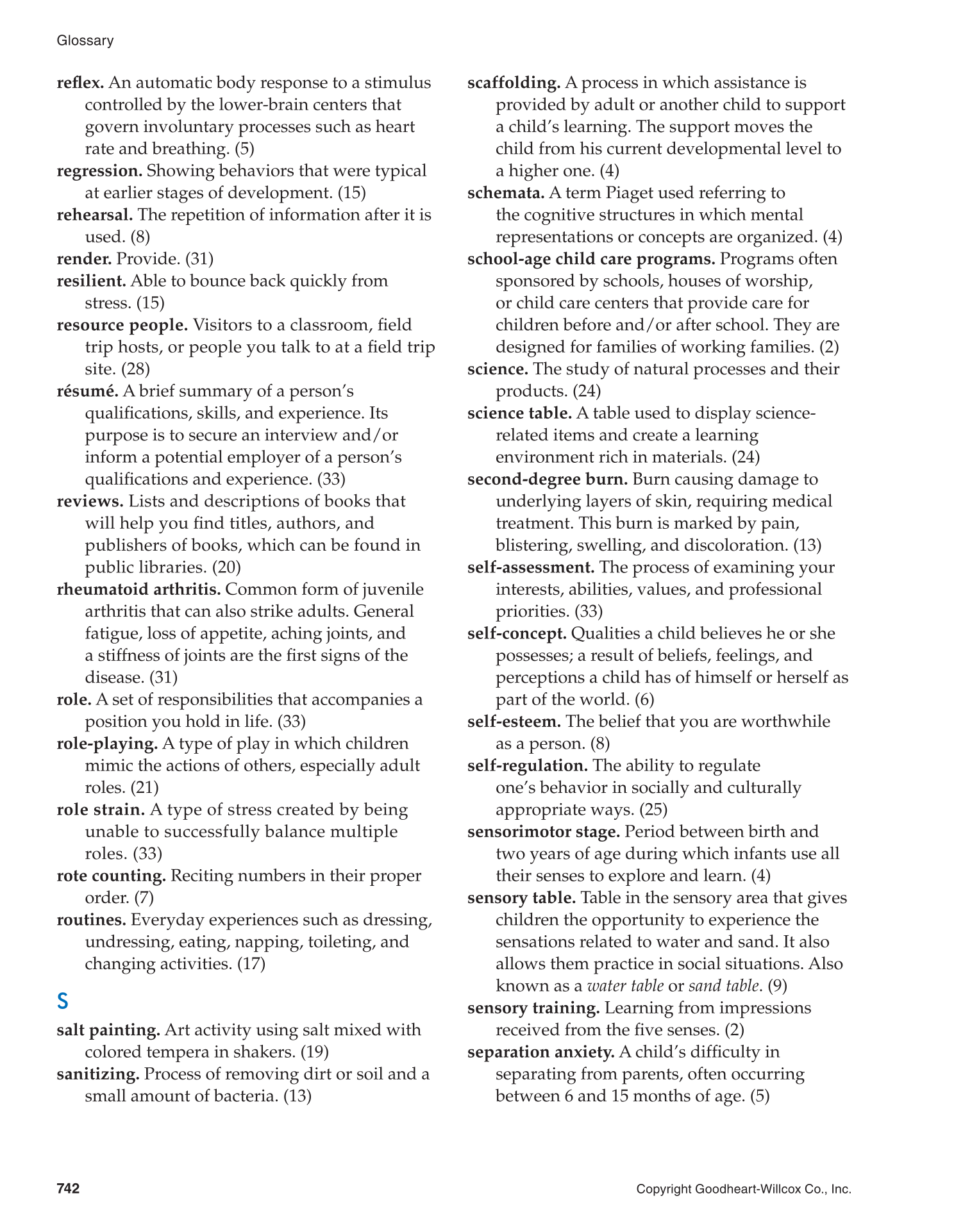 Working with Young Children, 8th Edition page 742