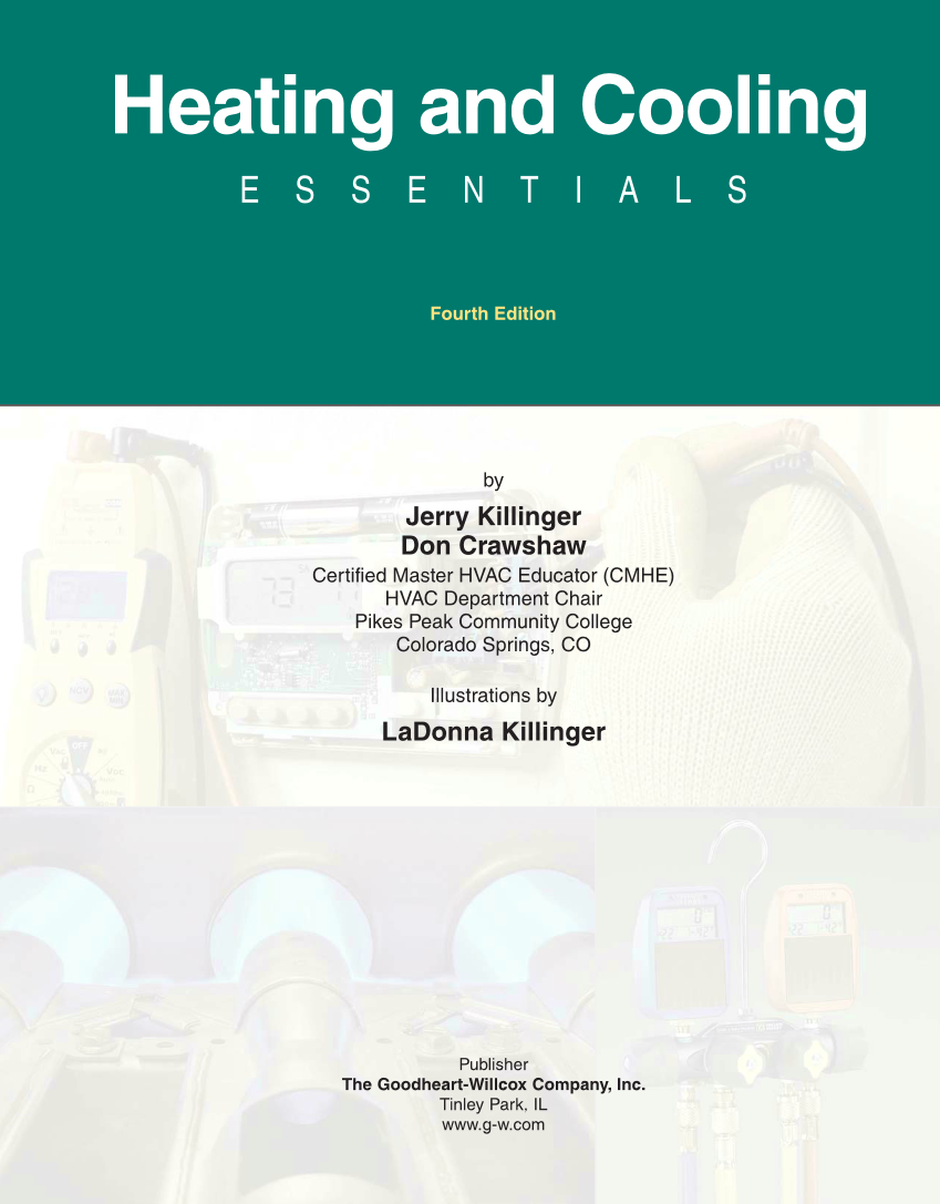 Heating and Cooling Essentials, 4th Edition page i