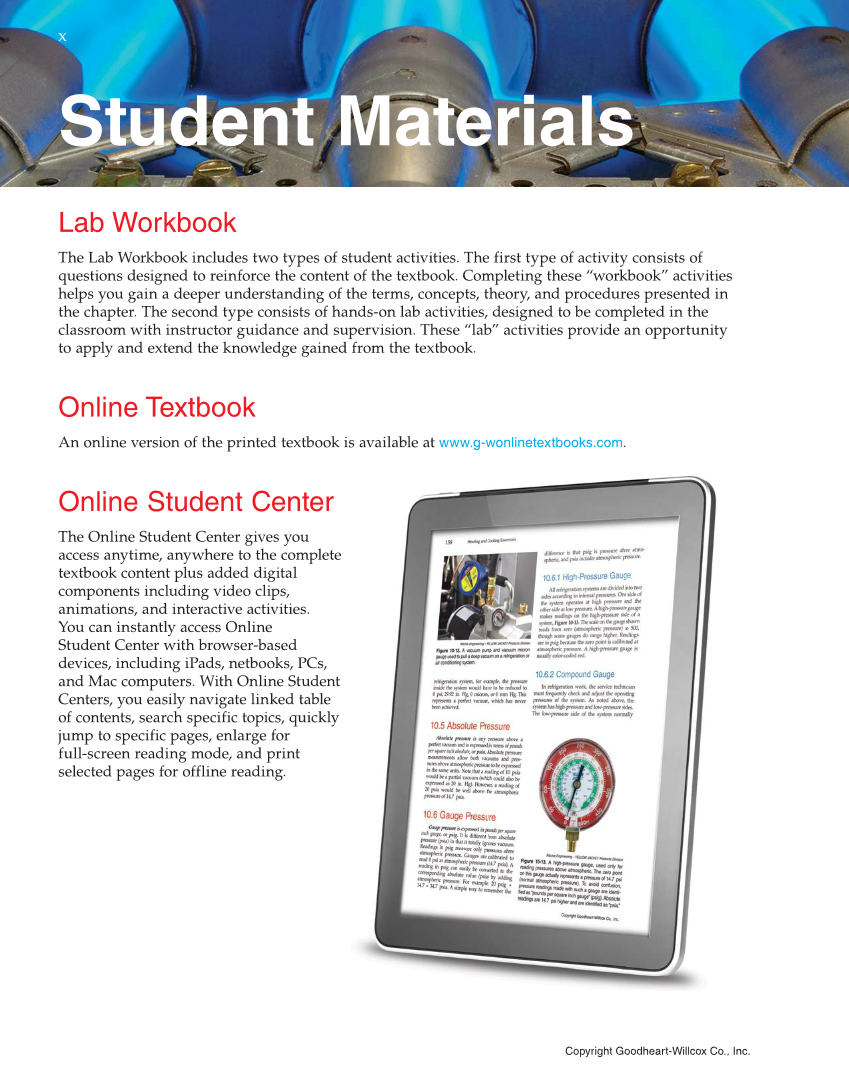 Heating and Cooling Essentials, 4th Edition page x