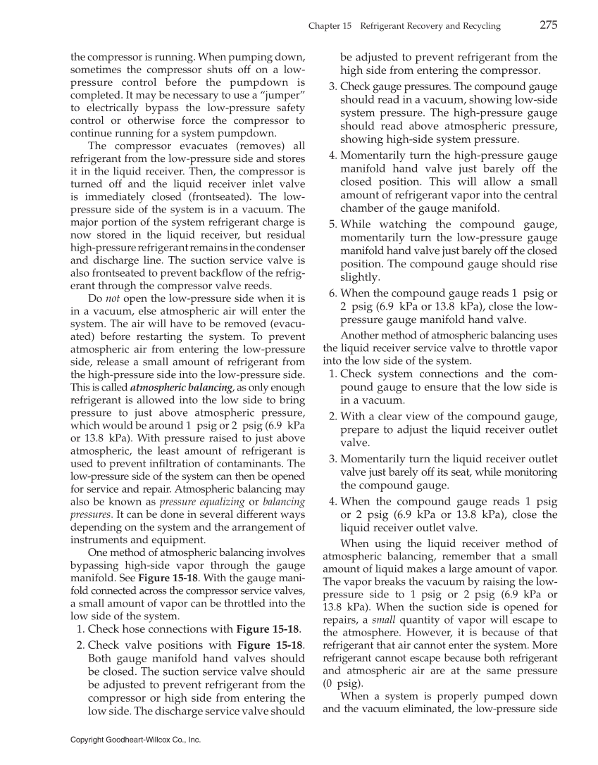 Heating and Cooling Essentials, 4th Edition page 275