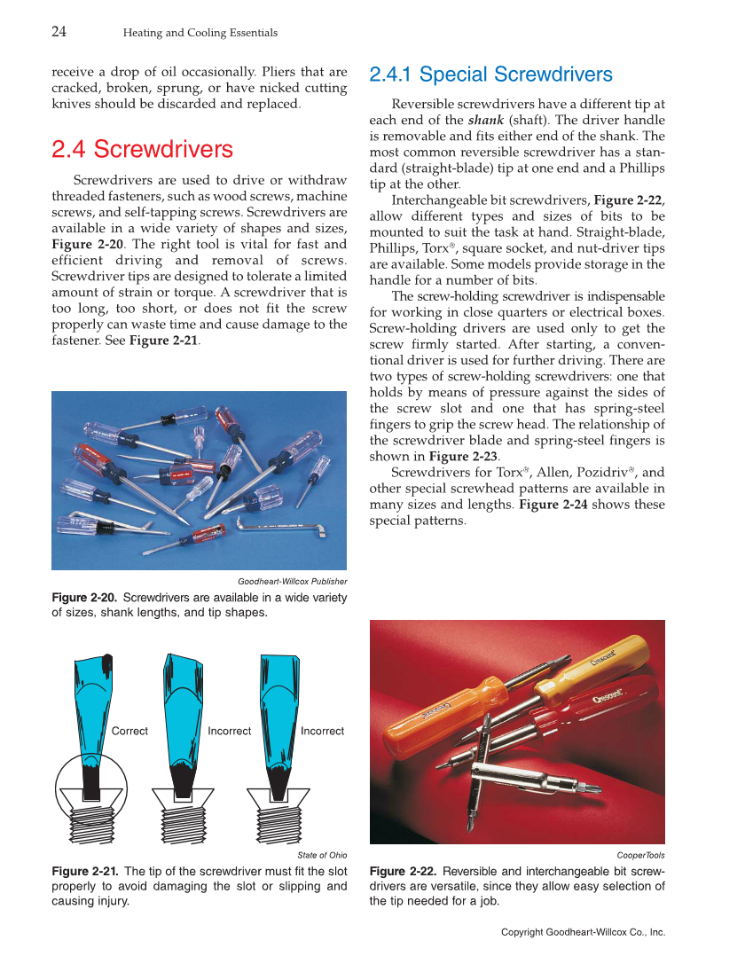 Heating and Cooling Essentials, 4th Edition page 24
