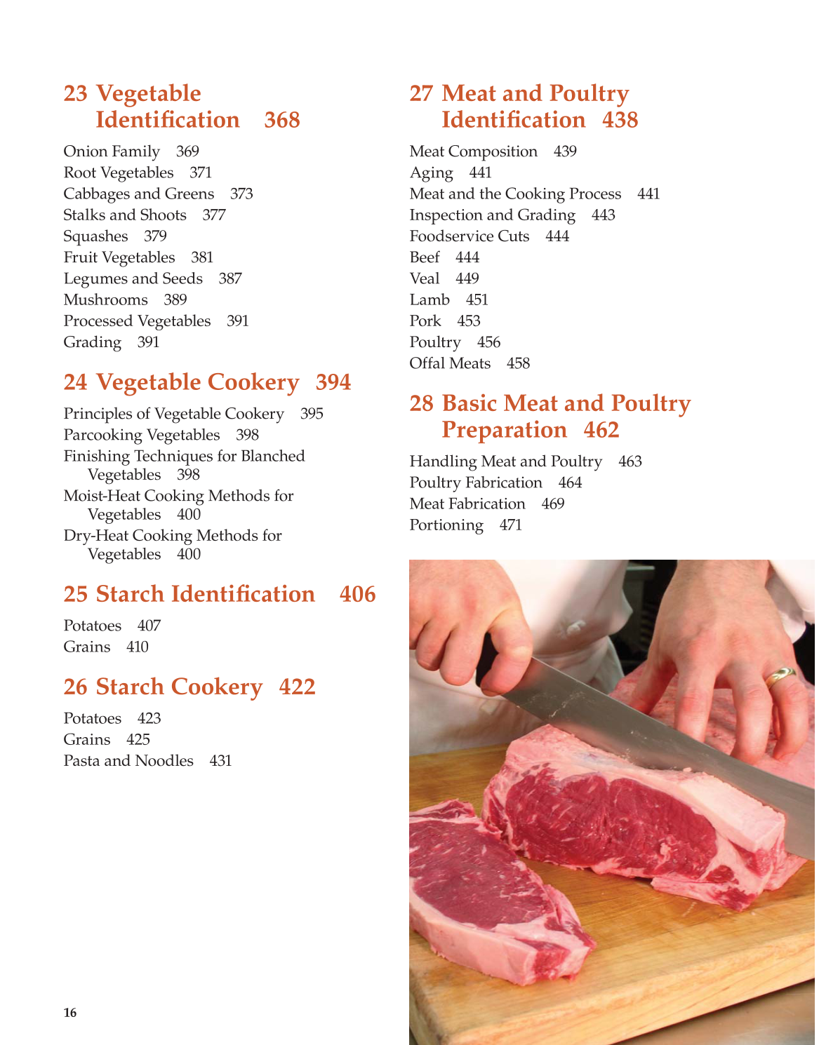 The Culinary Professional, 1st Edition page 16