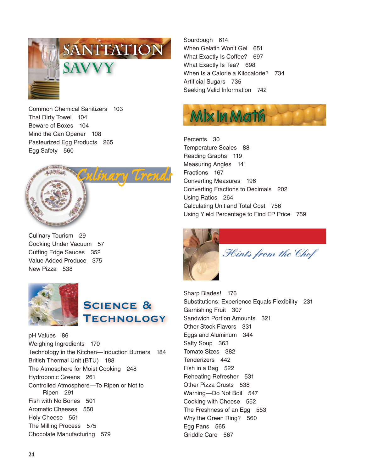 The Culinary Professional, 1st Edition page 24