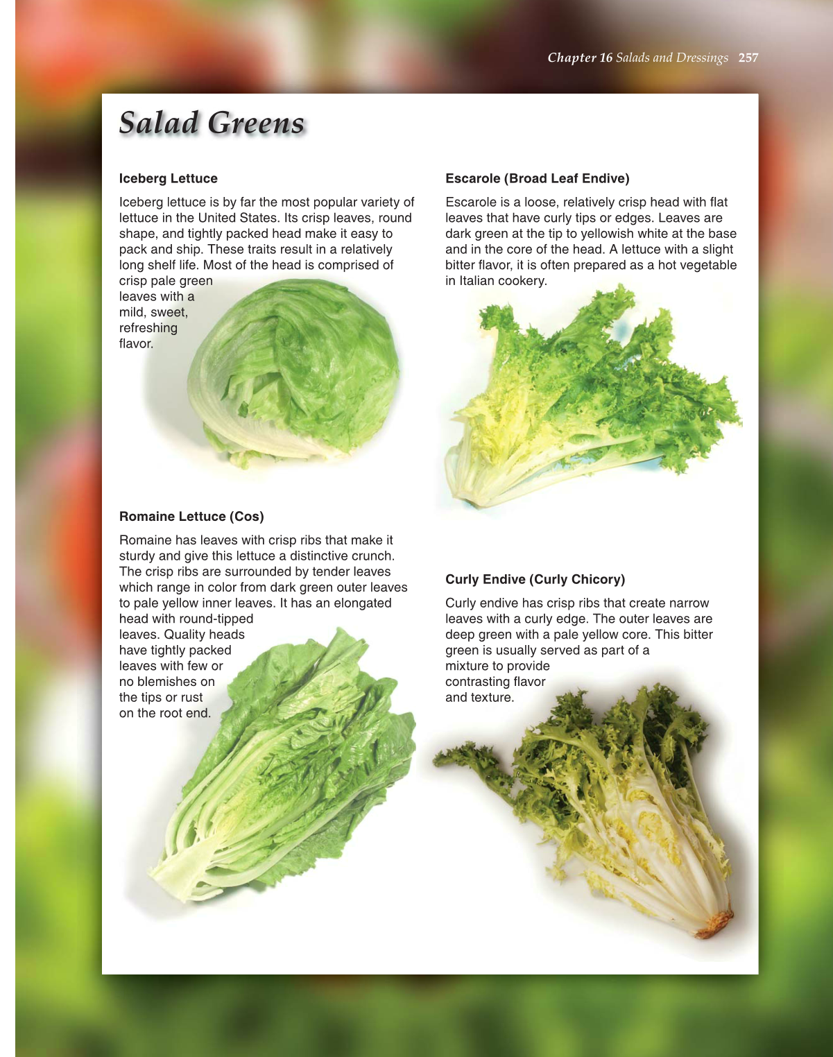 The Culinary Professional, 1st Edition page 257