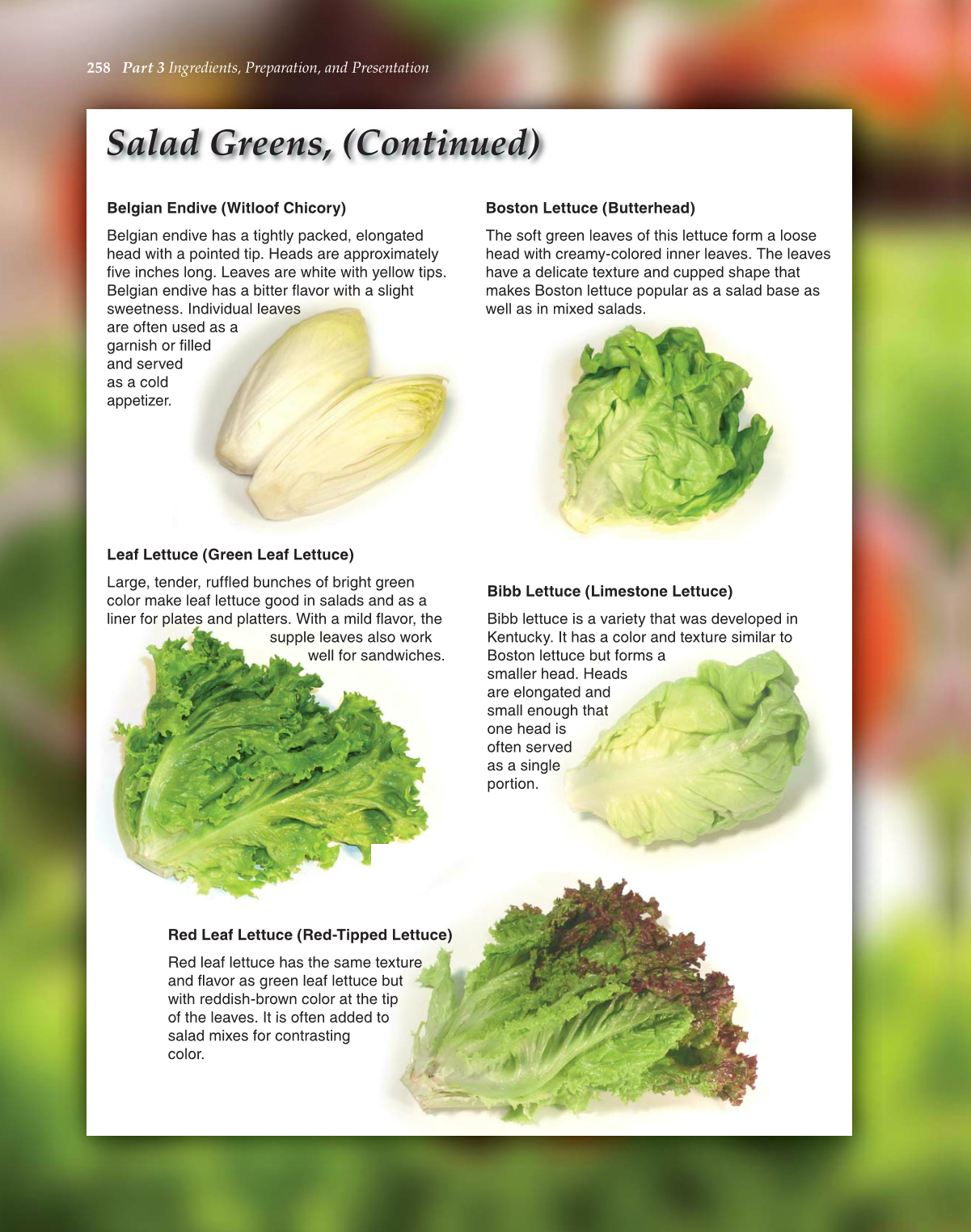 The Culinary Professional, 1st Edition page 258