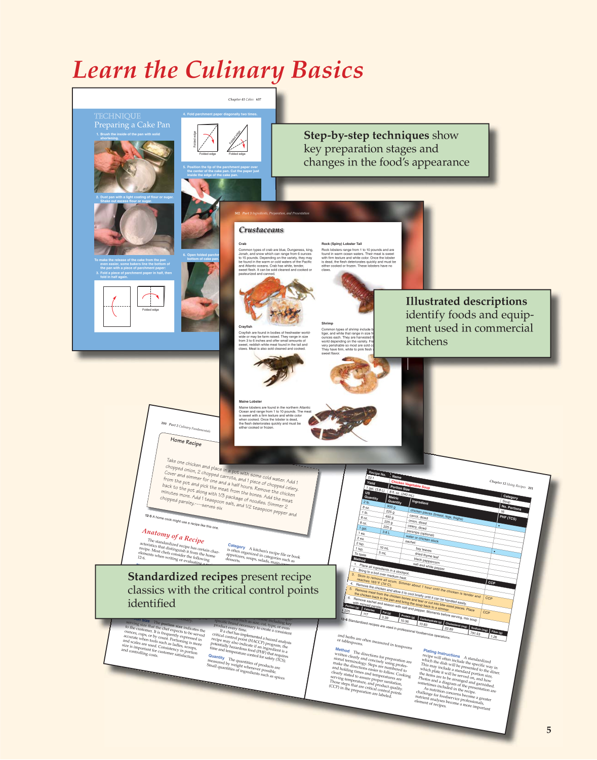 The Culinary Professional, 1st Edition page 5