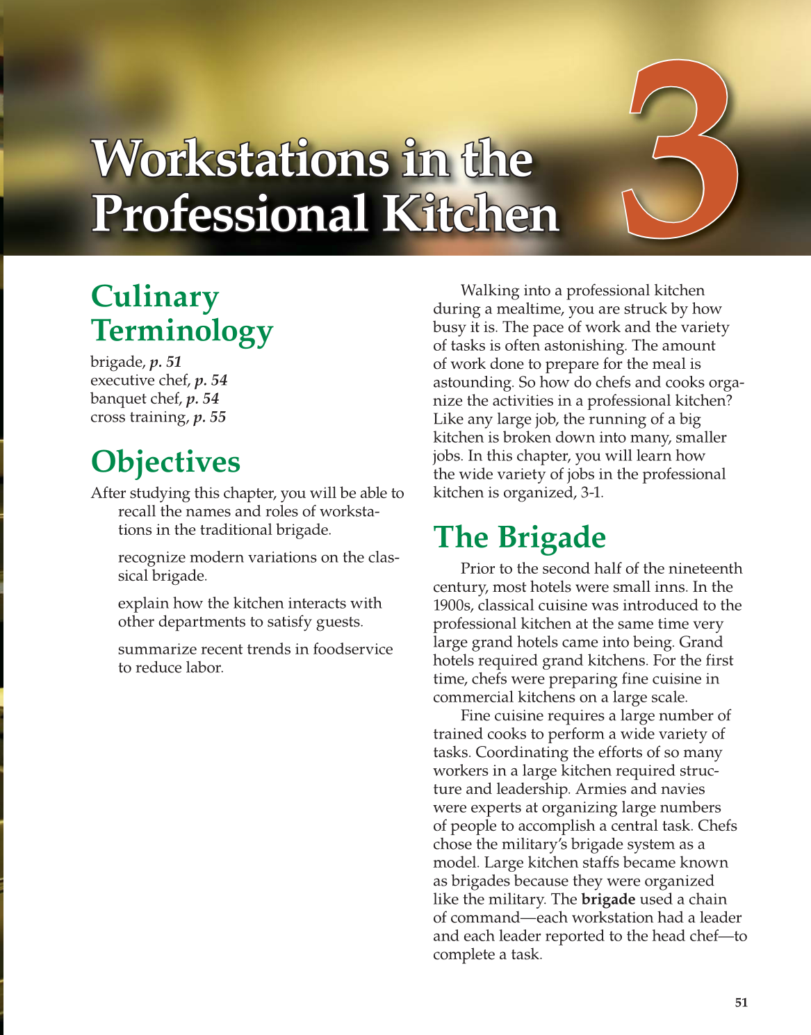 The Culinary Professional, 1st Edition page 51