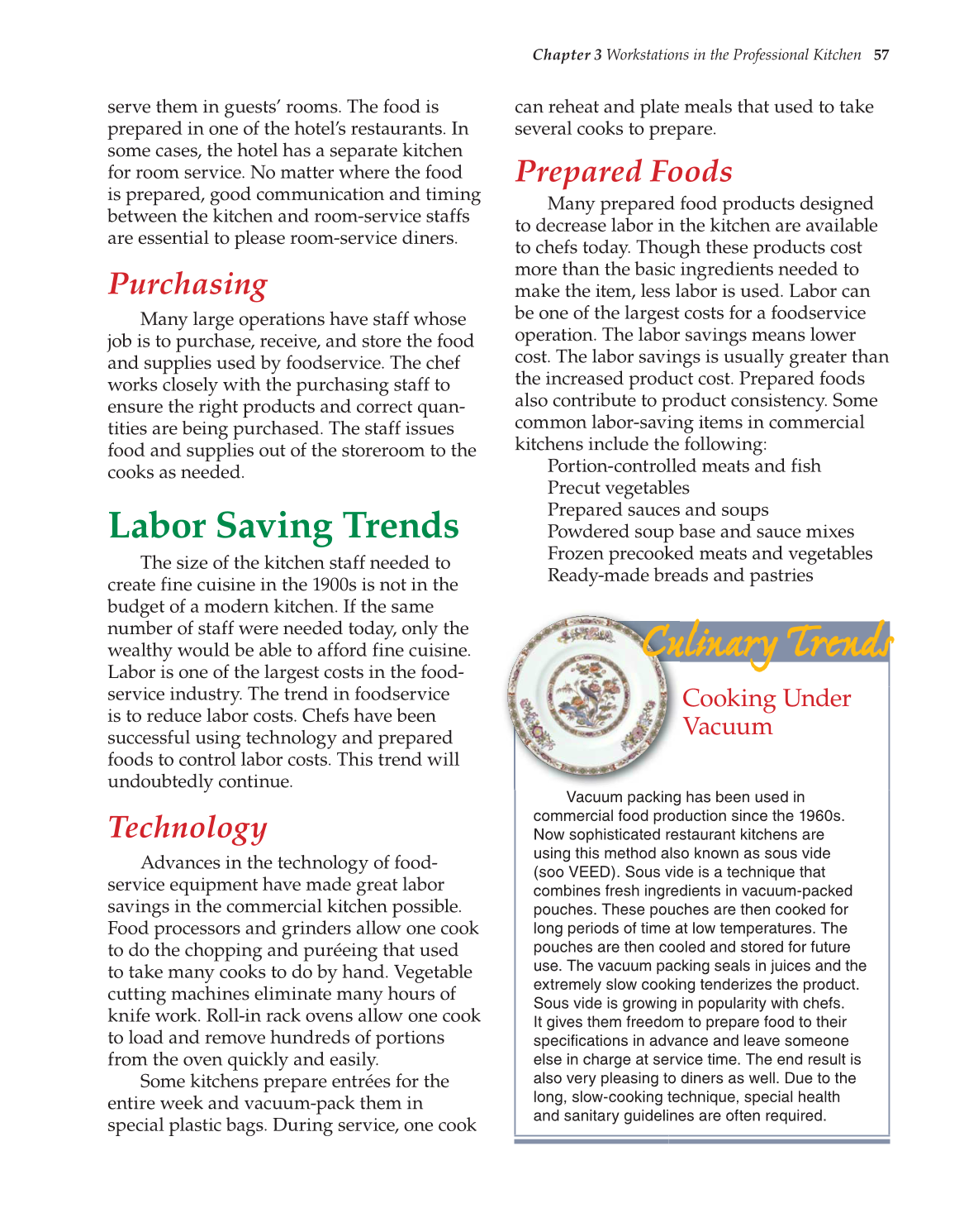 The Culinary Professional, 1st Edition page 57