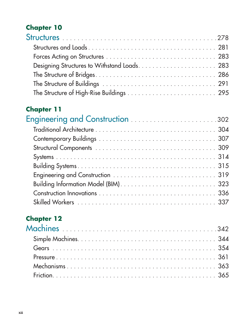 Technology: Engineering Our World, 8th Edition page xii