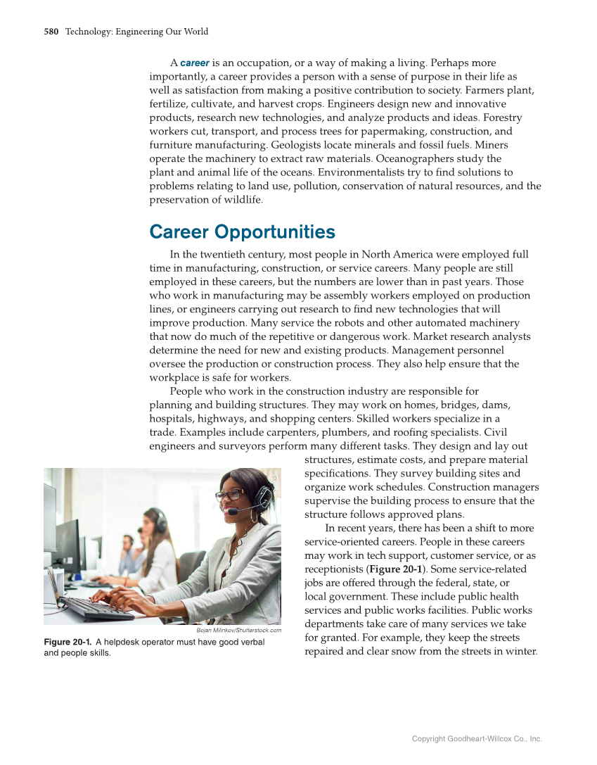 Technology: Engineering Our World, 8th Edition page 580