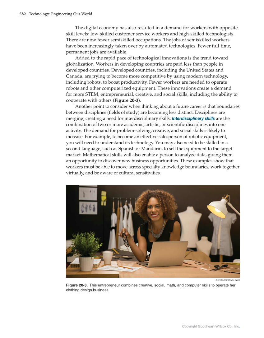 Technology: Engineering Our World, 8th Edition page 582