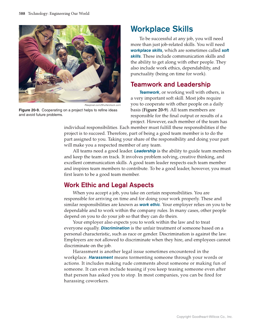 Technology: Engineering Our World, 8th Edition page 588