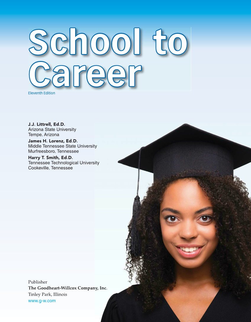 School to Career, 11th Edition page i