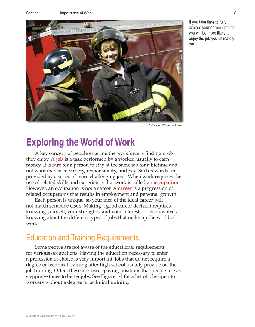 School to Career, 11th Edition page 7