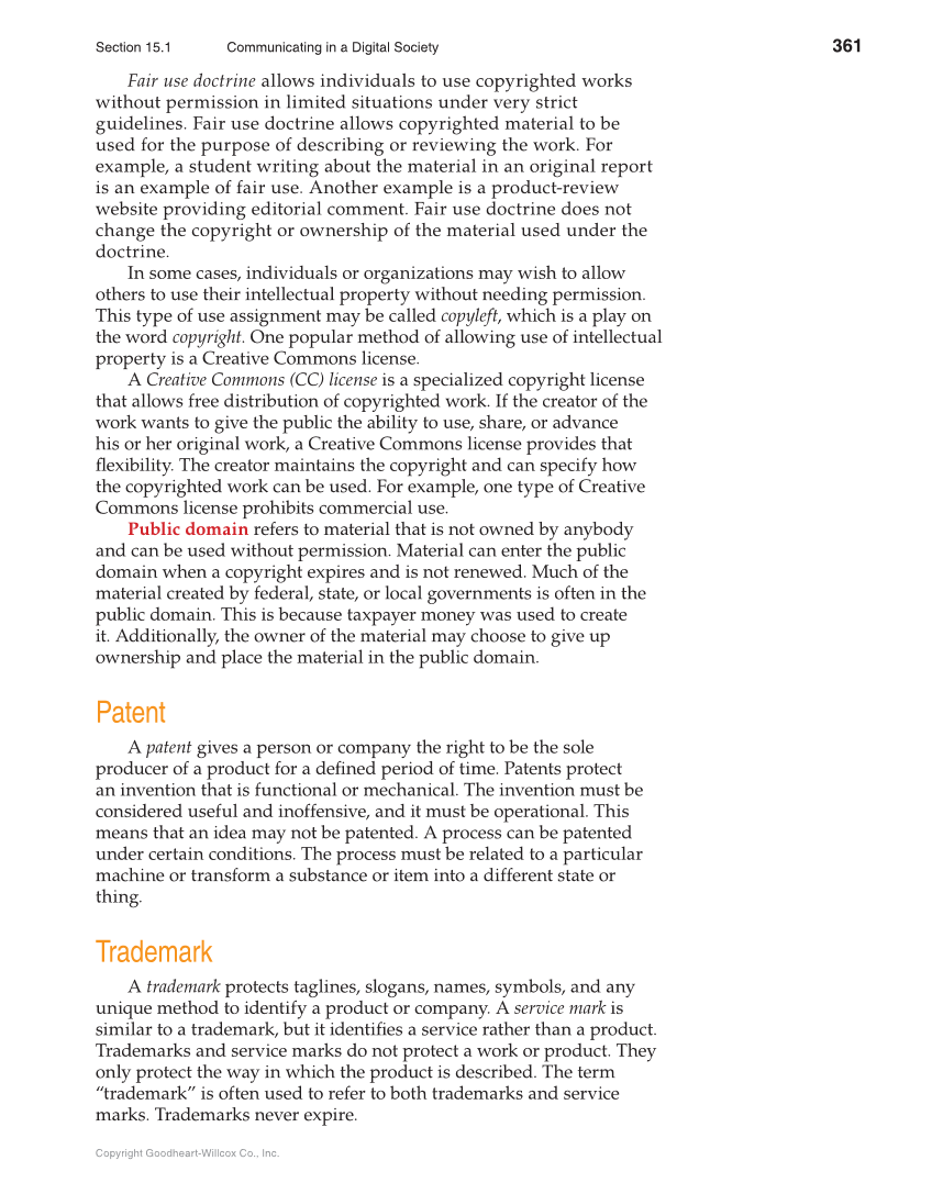 School to Career, 11th Edition page 361
